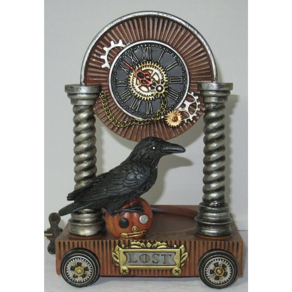 Yankee Candle 2017 Steampunk Lost Raven Large/Medium Jar Candle Holder 1566074